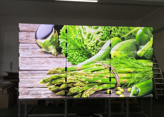 Montaj 250W 55 İnç 500nit LG video TV duvara Monte 1.8mm Çerçeve