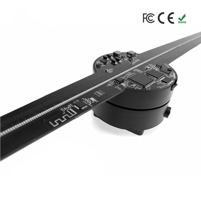 1024 adet LED IŞIK HD WIFI Hologram fan 65x2 3D holografik ekran Led reklam fanı