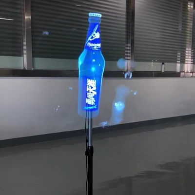 Reklam için Yüksek Parlaklık 3D Holografik Görüntü Hologram Fan DC 12V 3A